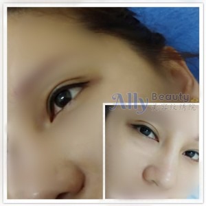 eyeliner embroidery sample